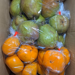 柿とラ・フランス