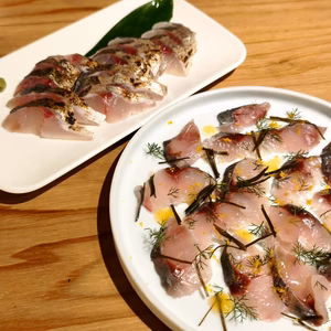 獲れたてを昆布酢〆！富山の冬アジ　1尾×6pc  お刺身感覚でアレンジ用途多彩！