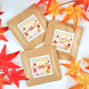 【選べるお茶】名入れ＆メッセージ プチギフト★紅葉デザイン《緑茶／紅茶／焙じ茶》