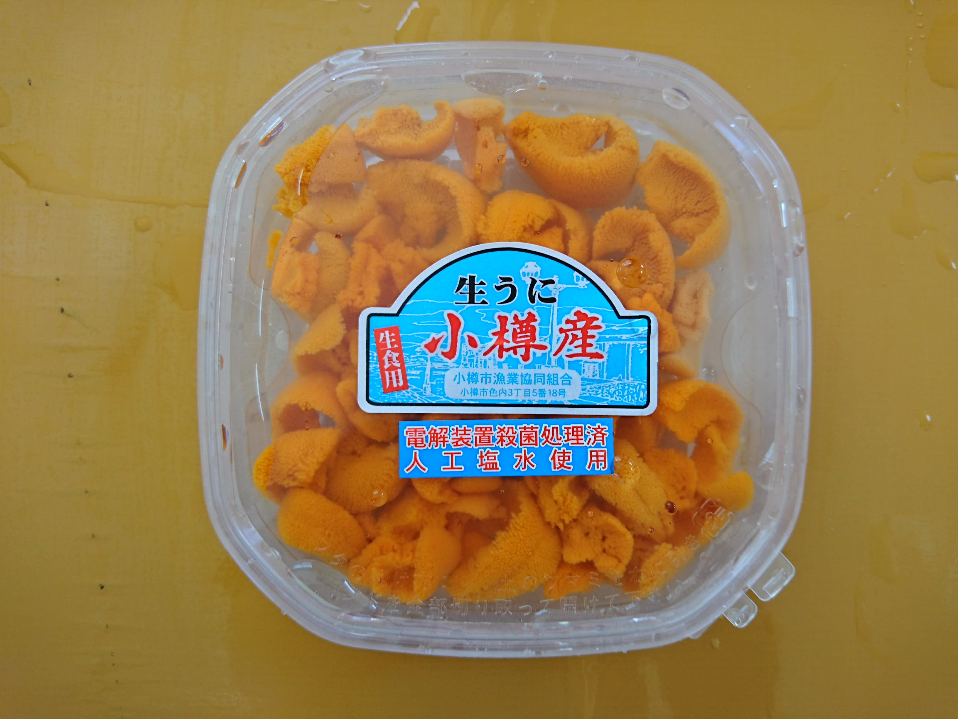 小樽産塩水生ウニ エゾバフンウニ 1 農家漁師から産地直送の通販 ポケットマルシェ