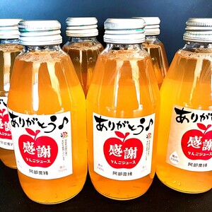 阿部農縁　感謝りんごジュース　ありがとうを贈る