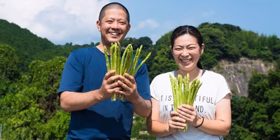 【生産者に聞く⑤】「子どものために安心なものを」と30歳で脱サラして農家へ：アスパラ農家・安東浩太郎さん