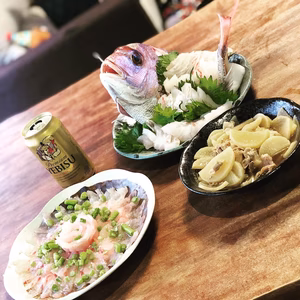 天然真鯛！生、焼き、炊き、煮る。全ていけます！
