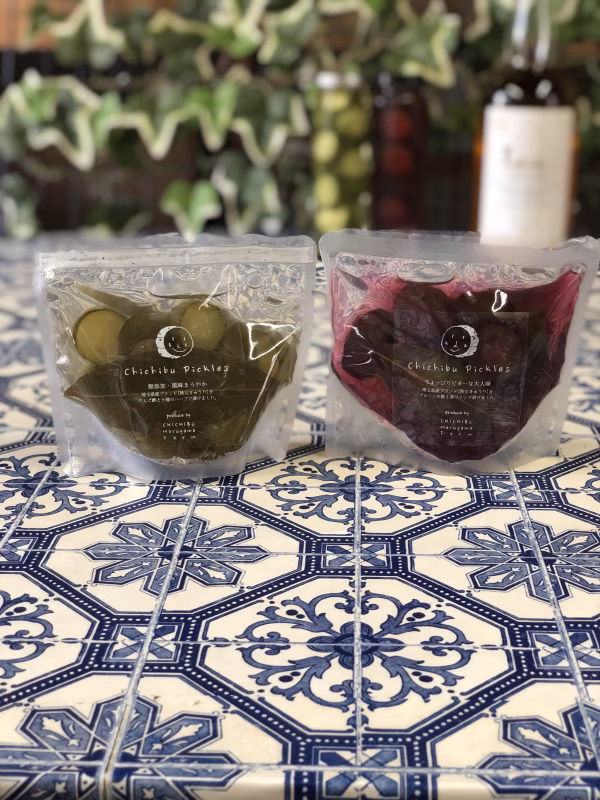 まろやかな風味がクセになる！ちょっと贅沢な♪秩父きゅうりピクルスセット（赤・白、