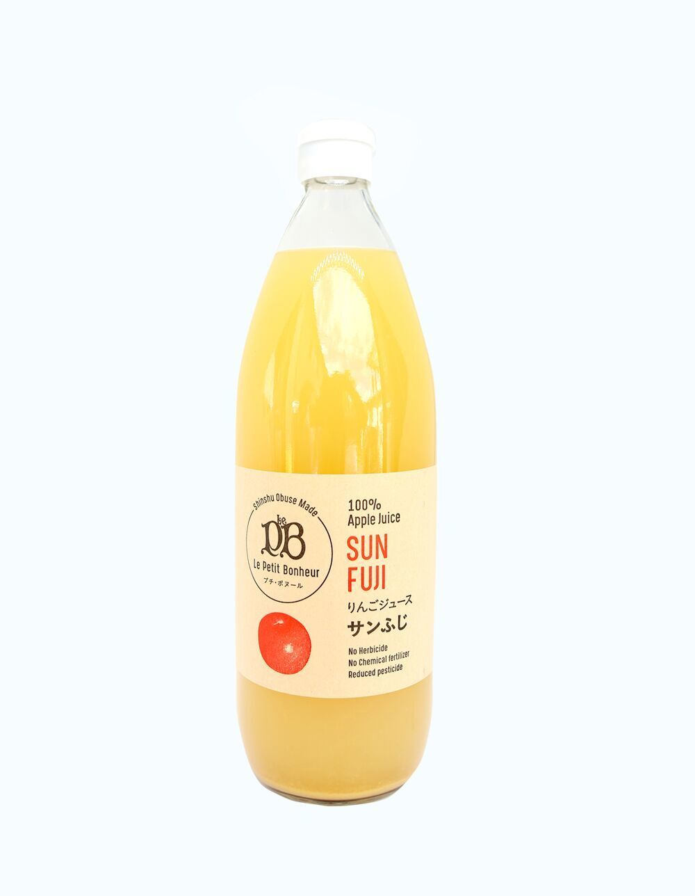 100％　サンふじジュース　1000ml (ご希望で他３種ジュースに変更可）