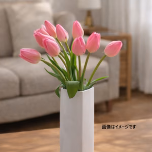 ﾁｭｰﾘｯﾌﾟ切花10本簡易 赤・黄・桃　北海道沖縄配送不可