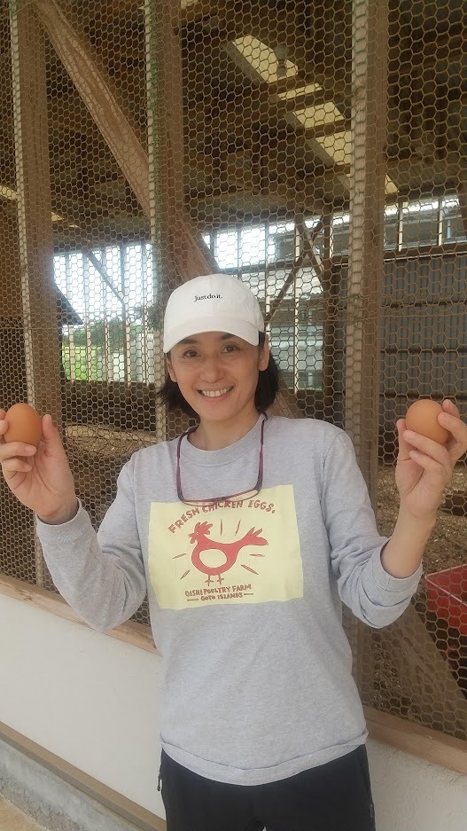 長崎県五島市｜五島列島 大石養鶏場｜竹内由香里さんの生産者プロフィール｜ポケットマルシェ｜産直(産地直送)通販 - 旬の果物・野菜・魚介をお取り寄せ