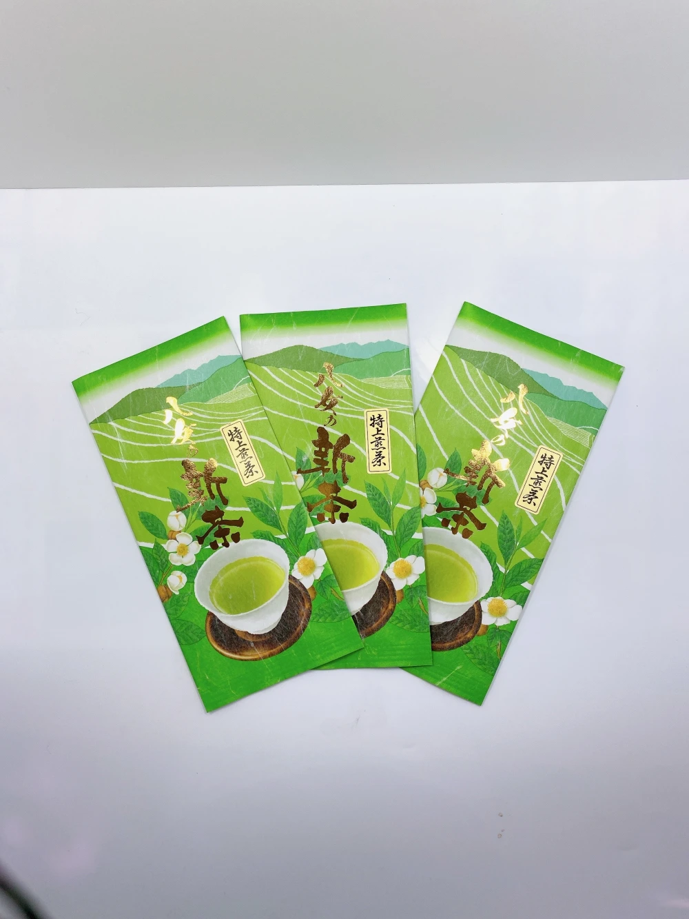 八女新茶　特上煎茶　期間限定新茶パッケージ