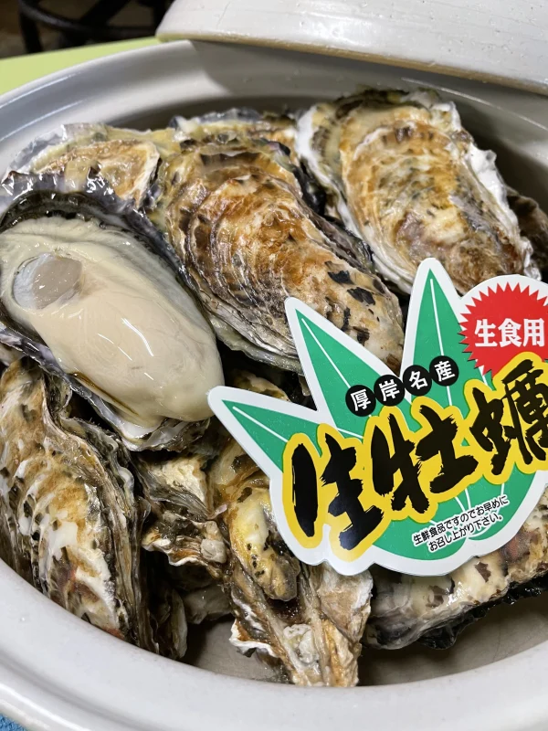 25日.26日限定❗️北海道厚岸産殻付き牡蠣　Lサイズ