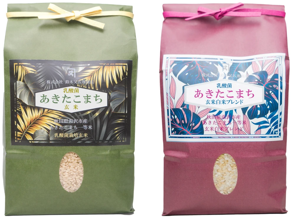 【アトピー・アレルギーのお米】乳酸菌あきたこまち 玄米白米ブレンド【送料無料】