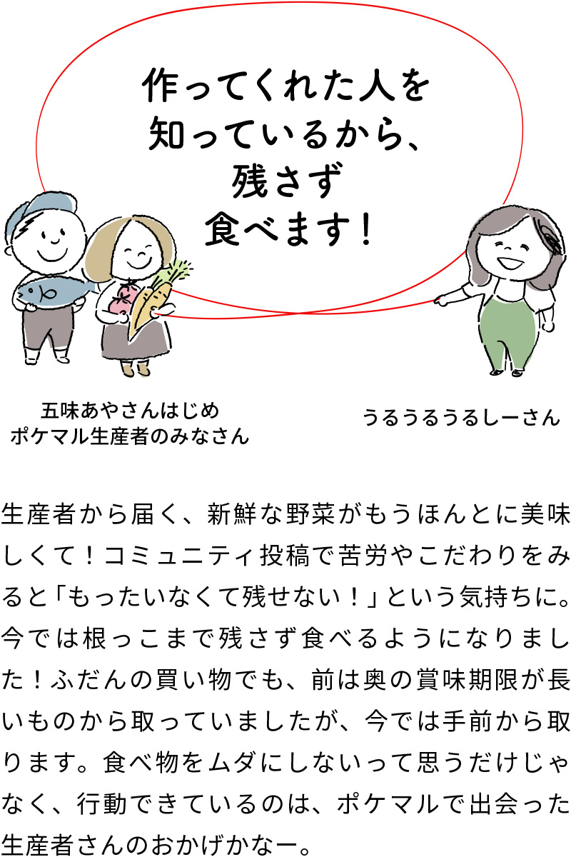 ポケマルで出会った 感じた すべてのマルな出来事をみんなに ポケマルのマル なお話をご紹介します 農家漁師から産地直送の通販