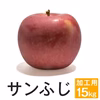 長野県産 サンふじ【訳あり15kg】 減農薬 葉とらず