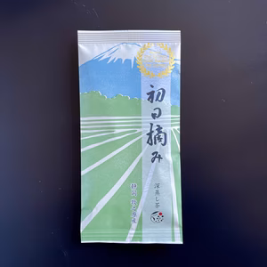 【宅配便】摘み取り日比べ 初日摘み 100g 茶葉 静岡 牧之原 初夢