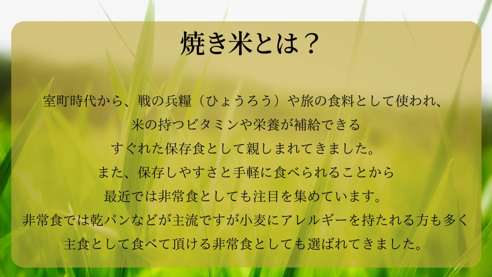 焼き米【優しい気持ちになるお米】