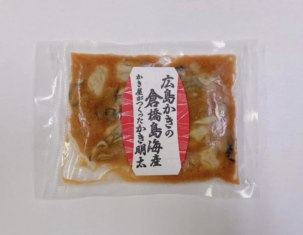 【オリジナル新商品】牡蠣屋がつくった絶品かき明太　80g/約7粒入り×5pc