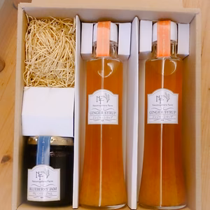 ジンジャーシロップ 2本、ブルーベリージャム1本 セット