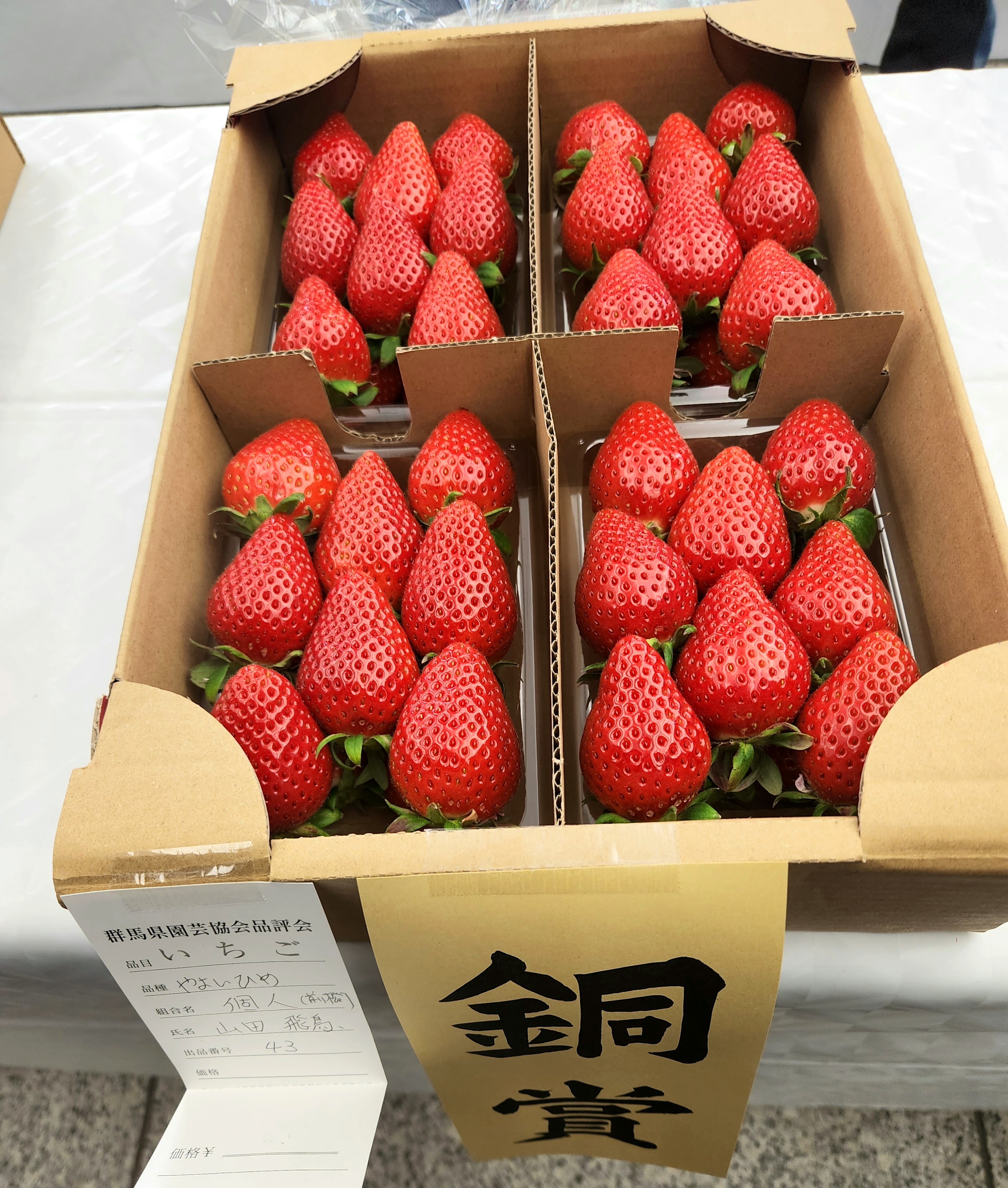 大容量お得パック】群馬県いちご品評会入賞いちご4kg-