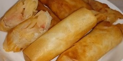 春巻きの皮で簡単アップルパイ!