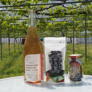 ♥ブドウ農家が贈る♥【ギフト】スパークリングワインとドライフルーツセット