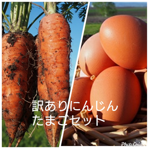 【訳あり】『ぽっけのにんじんたまごセット』北海道自然栽培