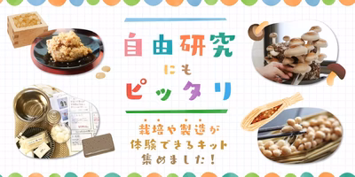 自由研究にもピッタリ🧐自宅で『栽培や製造が体験できるキット』のご紹介💕