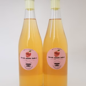 無添加りんごジュース720ml　「まったり濃厚・シナノゴールド」　２本セット