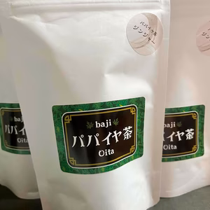 【農薬不使用ノンカフェイン】★パパイヤ葉茶★有機ジンジャー入り