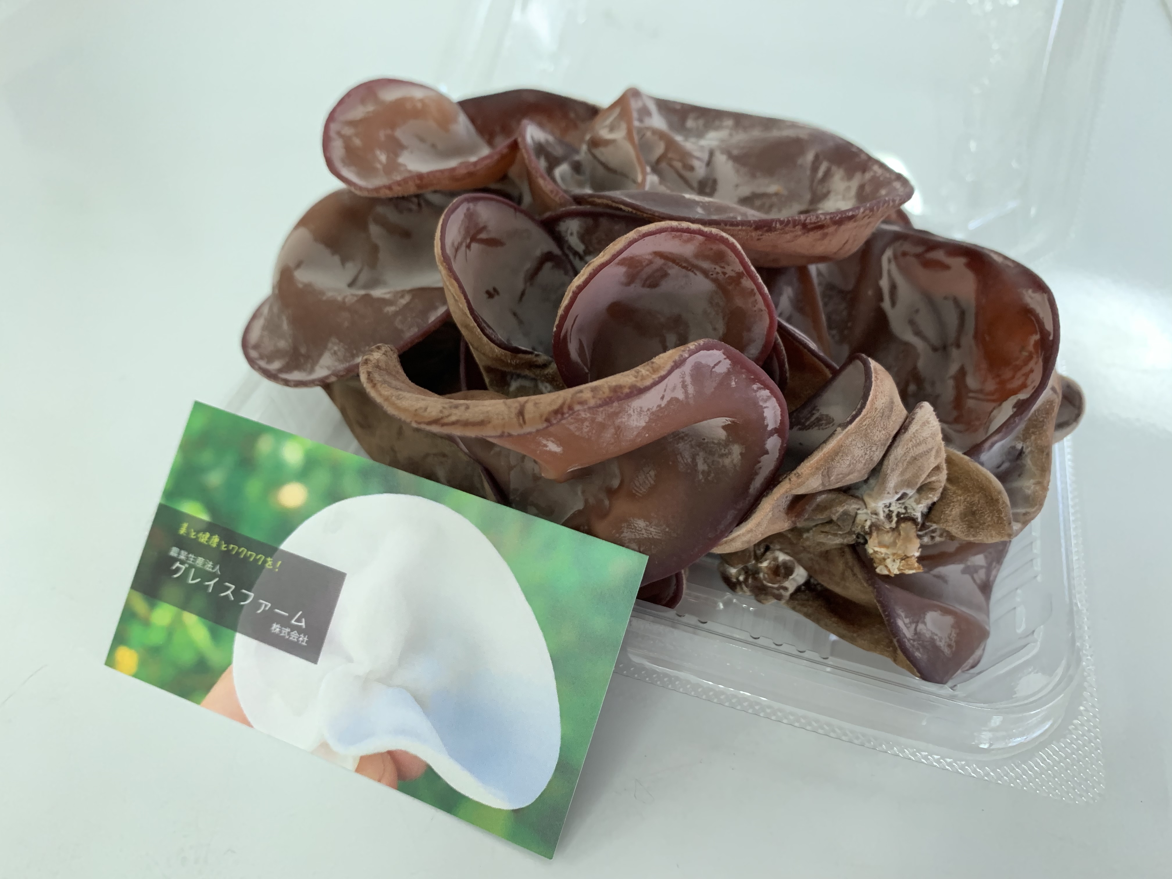 出荷当日の朝に収穫した新鮮なきくらげ あらげきくらげ 生 0g 農家漁師から産地直送の通販 ポケットマルシェ