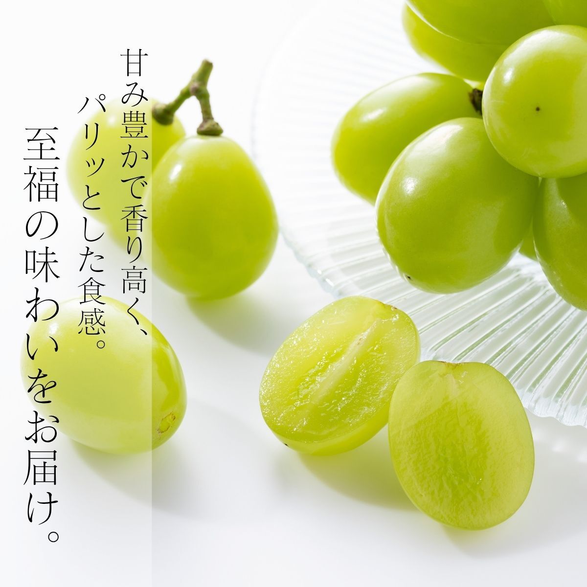 至福の贈答用】シャインマスカット華1.2kg｜パリッと爽快な極上の甘さ