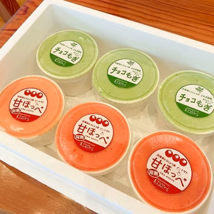 とれたて野菜をそのまま使用！『甘ほっぺソルベ』＆『チョコもぎ』各ｱｲｽ3個セット