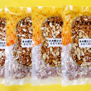 千葉県産まめ親父さんとピリせん100ｇｘ4袋【送料無料】