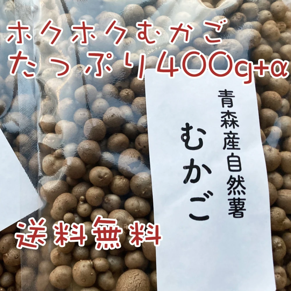 送料無料・プレゼント付き！青森県産山芋のむかご400g＋α