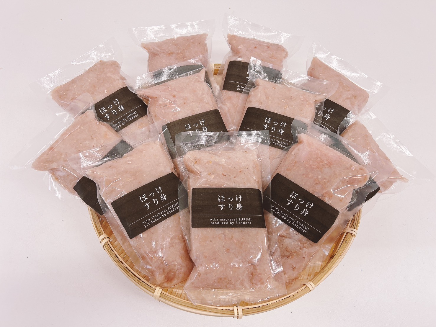 冷凍無添加】100%秋田県八森産ほっけすり身！1パック300g入｜ホッケの