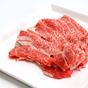 成長促進剤不使用のはなが牛 肩ローススライス 600g〜