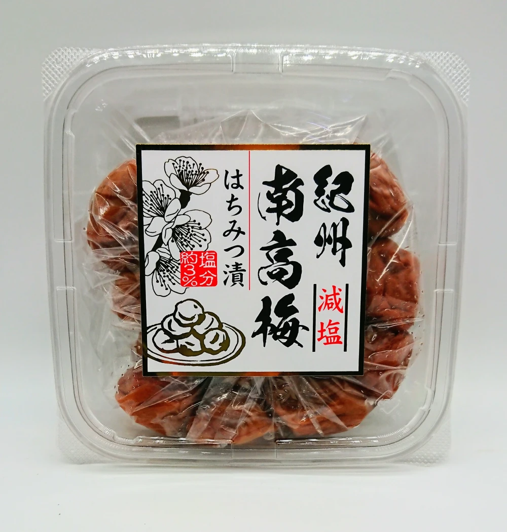 紀州南高梅つぶれはちみつ梅 塩分約3％ 400g×2パック｜加工食品の商品詳細｜ポケットマルシェ｜産直(産地直送)通販 旬の果物・野菜・魚介をお取り寄せ