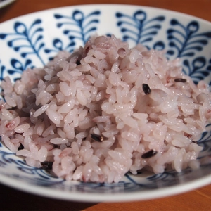 自然栽培の古代米赤飯セット