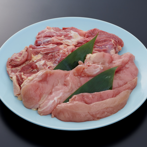 【全国でも珍しい四元交配】媛っこ地鶏の精肉１羽セット