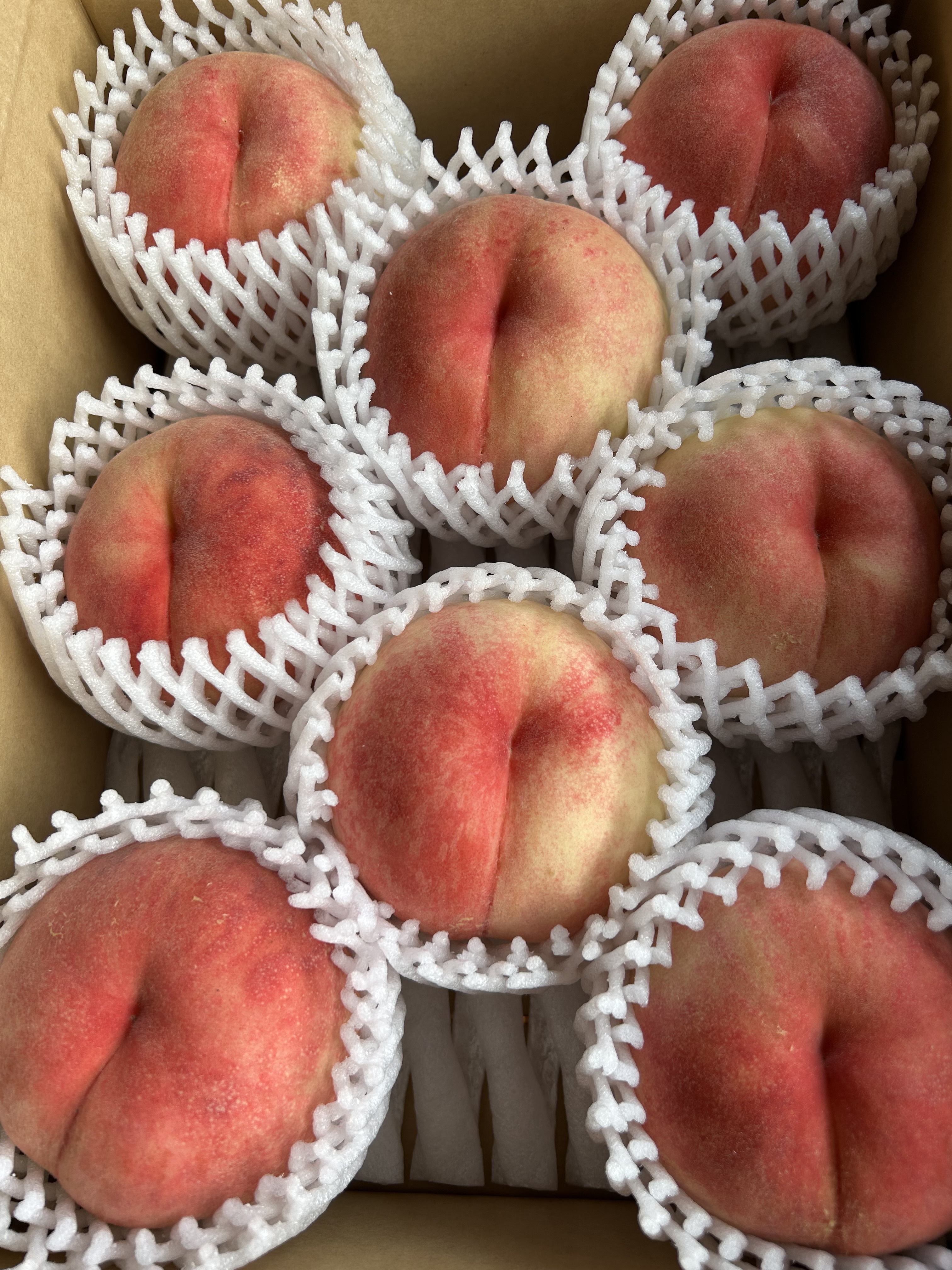 甘くてジューシー❗️ 桃 まどか BOX 約1.7kg(5〜7玉)