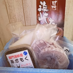 関門海峡産★色々お試し少量セット（関門海峡たこ、コウイカ、あかもく）