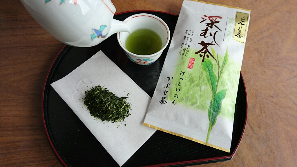 令和５年新茶静岡県深蒸し茶1袋１00g入２袋✖抹茶入深蒸し茶１袋100g入