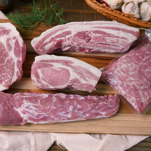 【放牧デュロック純粋種やまの華豚】ブロック肉&スライス肉精肉お任せセット