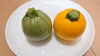 【食の都庄内】シェフ御用達！丸いズッキーニ緑、黄、各6個の12個セット
