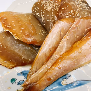 食べ比べ【漁師特製】天然スズキ&ヒラスズキ味醂干しセット1pc約100g入り