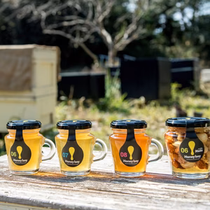 里山の花々の移り変わりを伝える百花蜜　Honeyboyシリーズ四点セット
