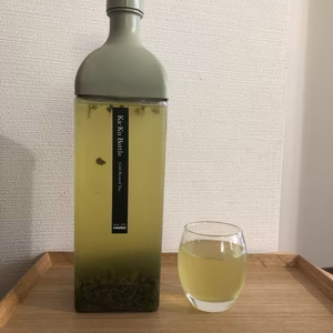 冷茶が簡単に！カークボトルと有機煎茶(新茶)セット