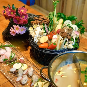 寒い冬はお鍋で温まろう！老舗旅館御用達！【旬の機能性、お鍋野菜5品目セット】