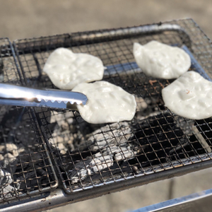 【おうち時間を楽しむ】せんべい焼体験生地「おうちで焼いてみま煎菓」