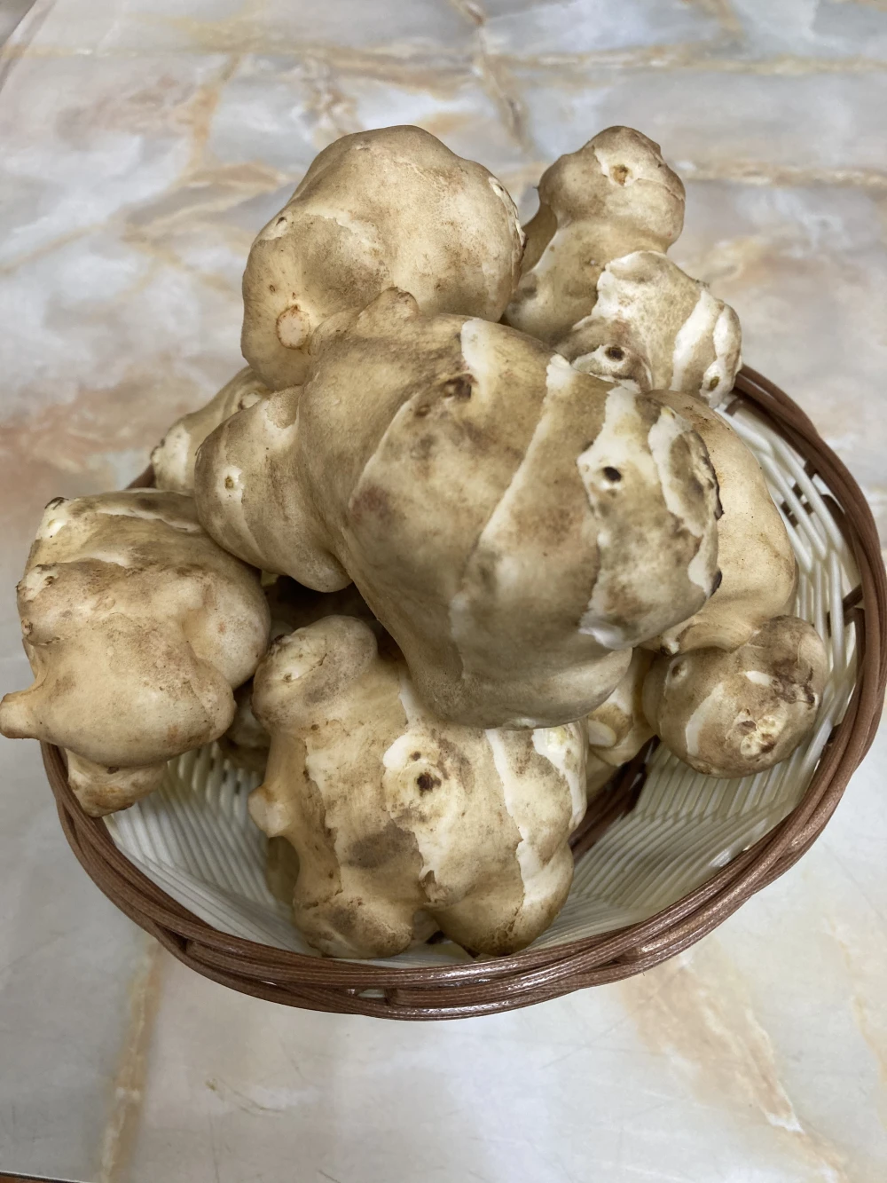 健康に。健康。「石狩産キクイモ」1kg 無農薬、無肥料