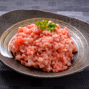 鮪100％✨混ぜ物なし✨「みやび鮪のたたき」ネギトロ!!養殖本鮪