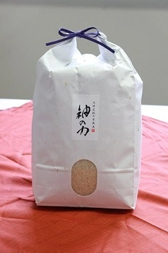 【ありがとう】無肥料・無農薬　自然栽培米「神の力」5㎏白米コシヒカリ